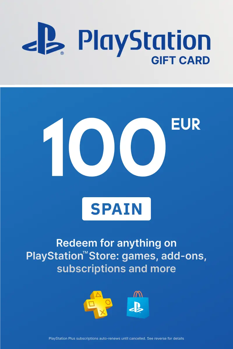 PlayStation Network Card 100 EUR (ES) PSN Key Spain