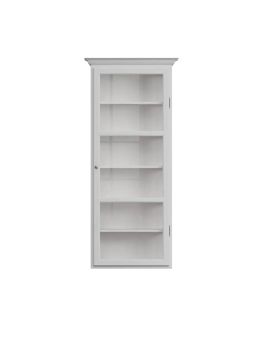 Væghængt Vitrineskab Classic V4, hvid fra Lindebjerg Design - Jacobsen Plus