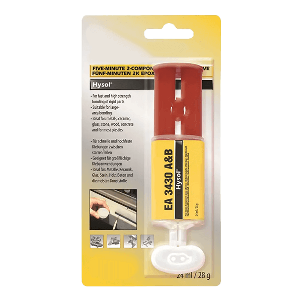 K2 B323 Epoxylim korrosionsbeständig, Vikt: 40g, svart