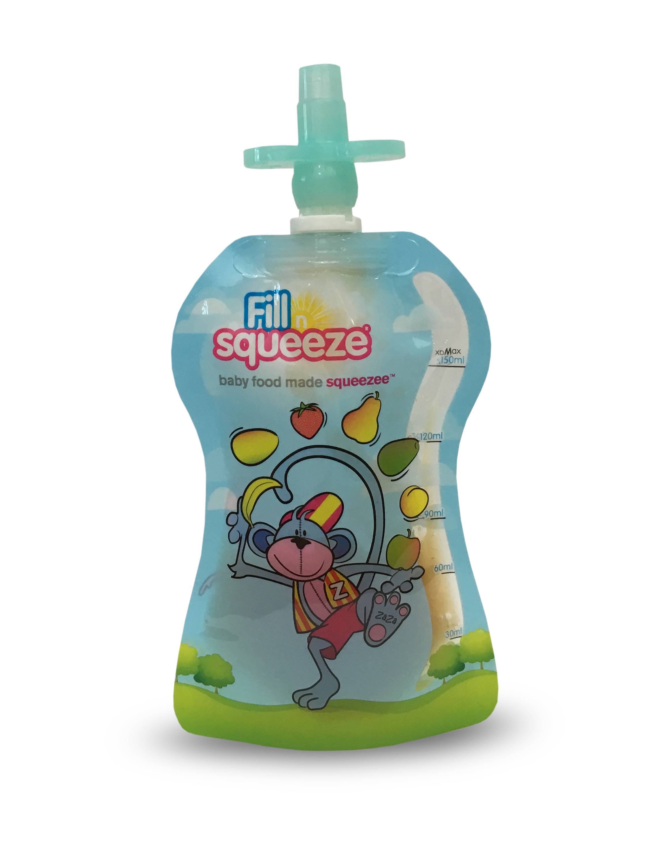 Fill N Squeeze Mjukt munstycke till portionspåsar 2-pack