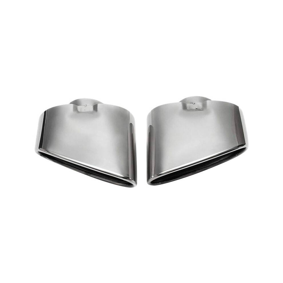 Stainless Steel Chrome Car Exhaust Tips Dual Tailpipe Muffler Pipe Cover for X5 E70 E53 2000-2016