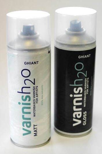 Ghiant Fernissa Spray Varnish H20 - 400ml gloss, satin el. matt.