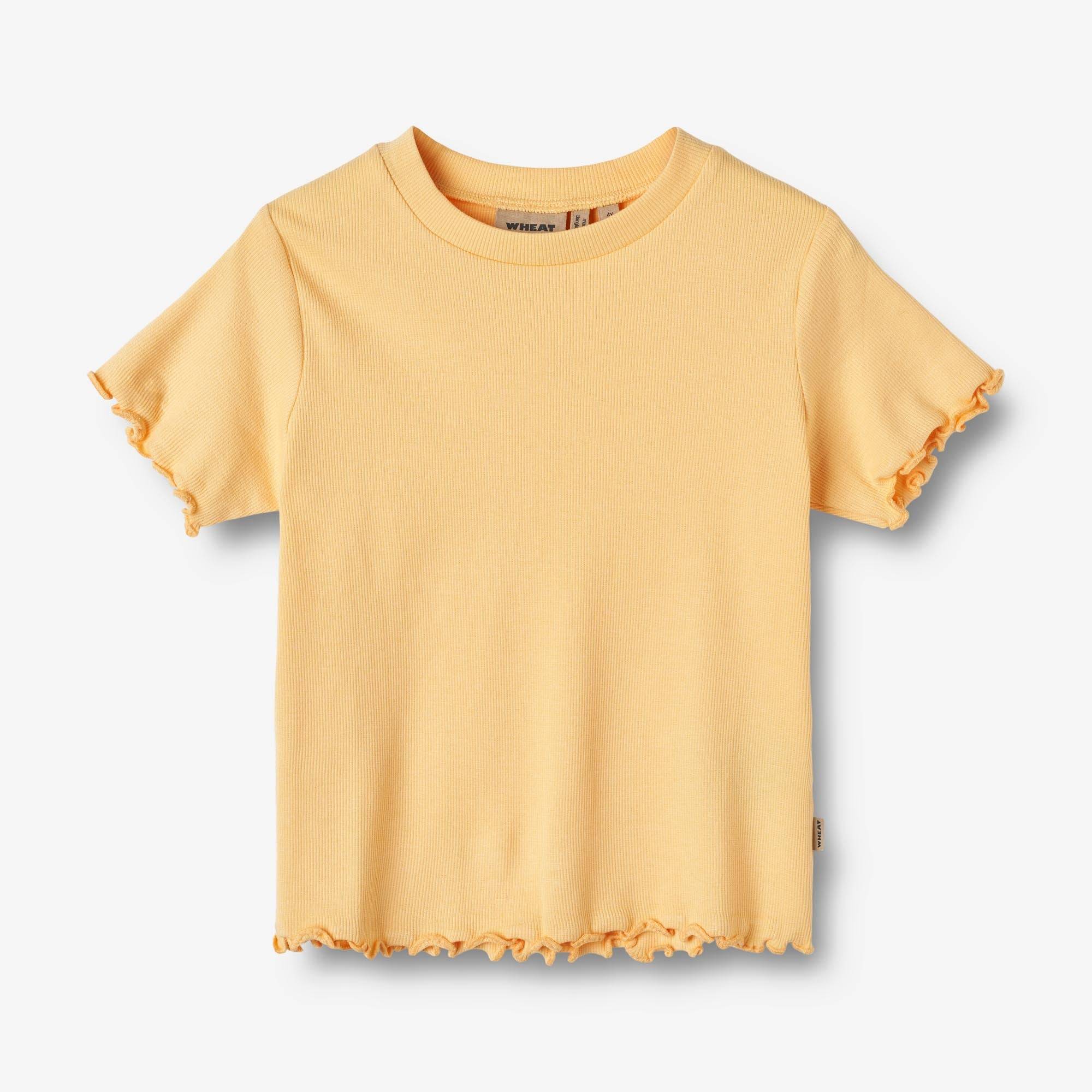 WHEAT® - Rib T-shirt Irene - pale apricot - Str 104.