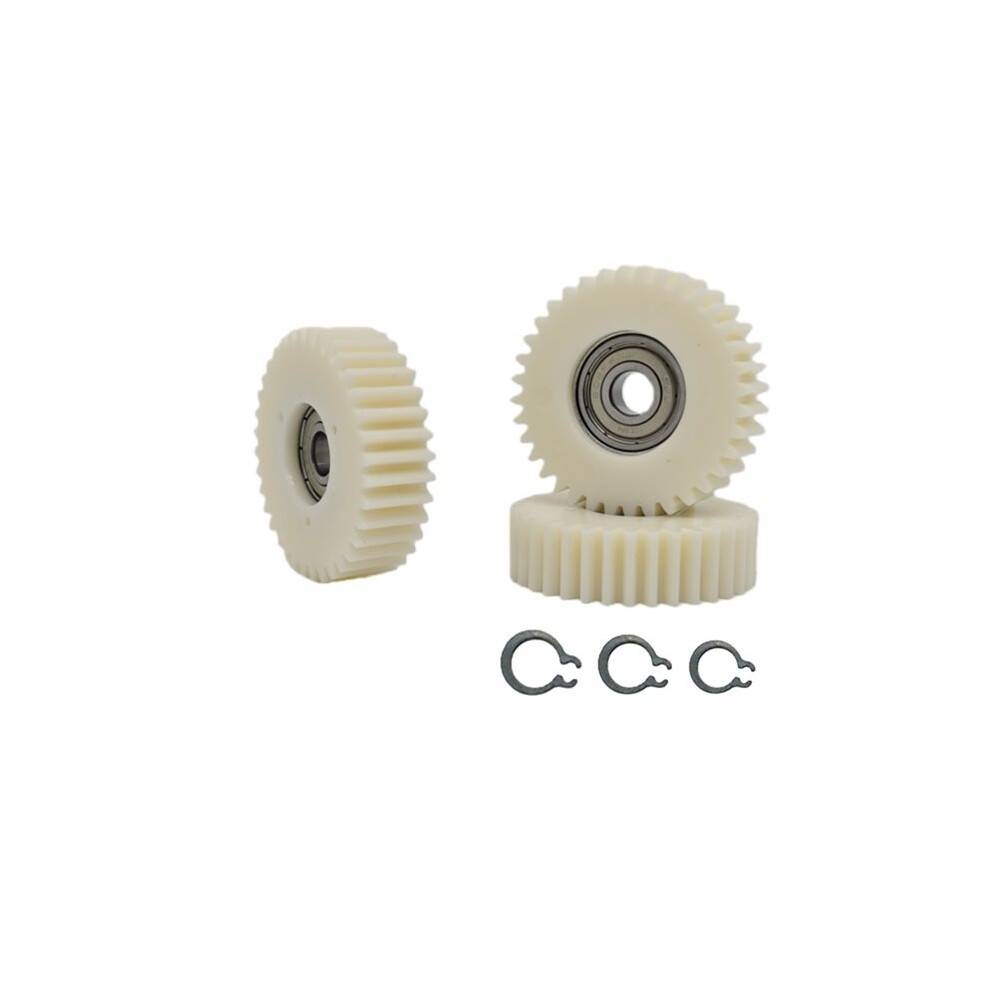 Nylon Gear Set Spare Part for Bafang Motor SWX02(G02) Motor Replacement 36 Teeth Geared 3PCS with Circlip Ring