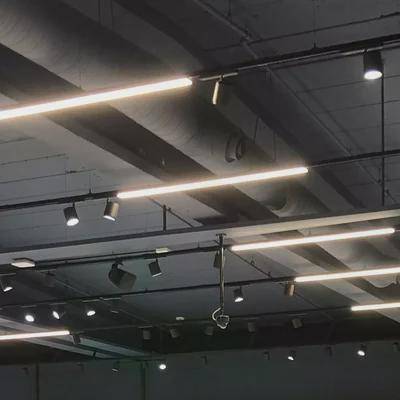 Ledpro T-Line LED skinnearmatur, 3-faset GB, 7800lm, 3000K, CRI 80, 50W, hvid