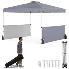 Pop-Up Gazebo 3x3m med sidor och väska – Vindtålig