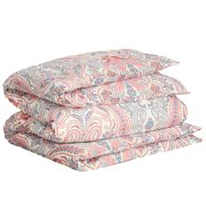 Gant Home - Key West Paisley Påslakan 220x220 Cm - Orange Red