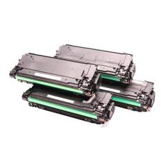 'sæt 4x toner kompatibel til hp laserjet enterprise m552 m552dn m553 m553dn m553n mfp m577 m577c m577'