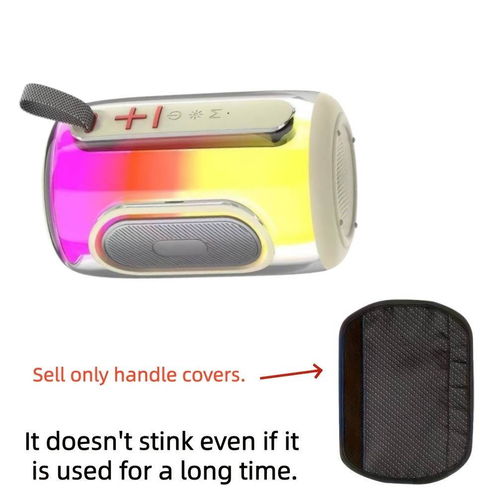 1pc Subwoofer Handle Wristband - Black Fabric, Durable And Comfortable, Suitable For Boombox 2 And Other Portable Speakers, Ideal As Easter And Christmas Gift Car Audio Accessory |