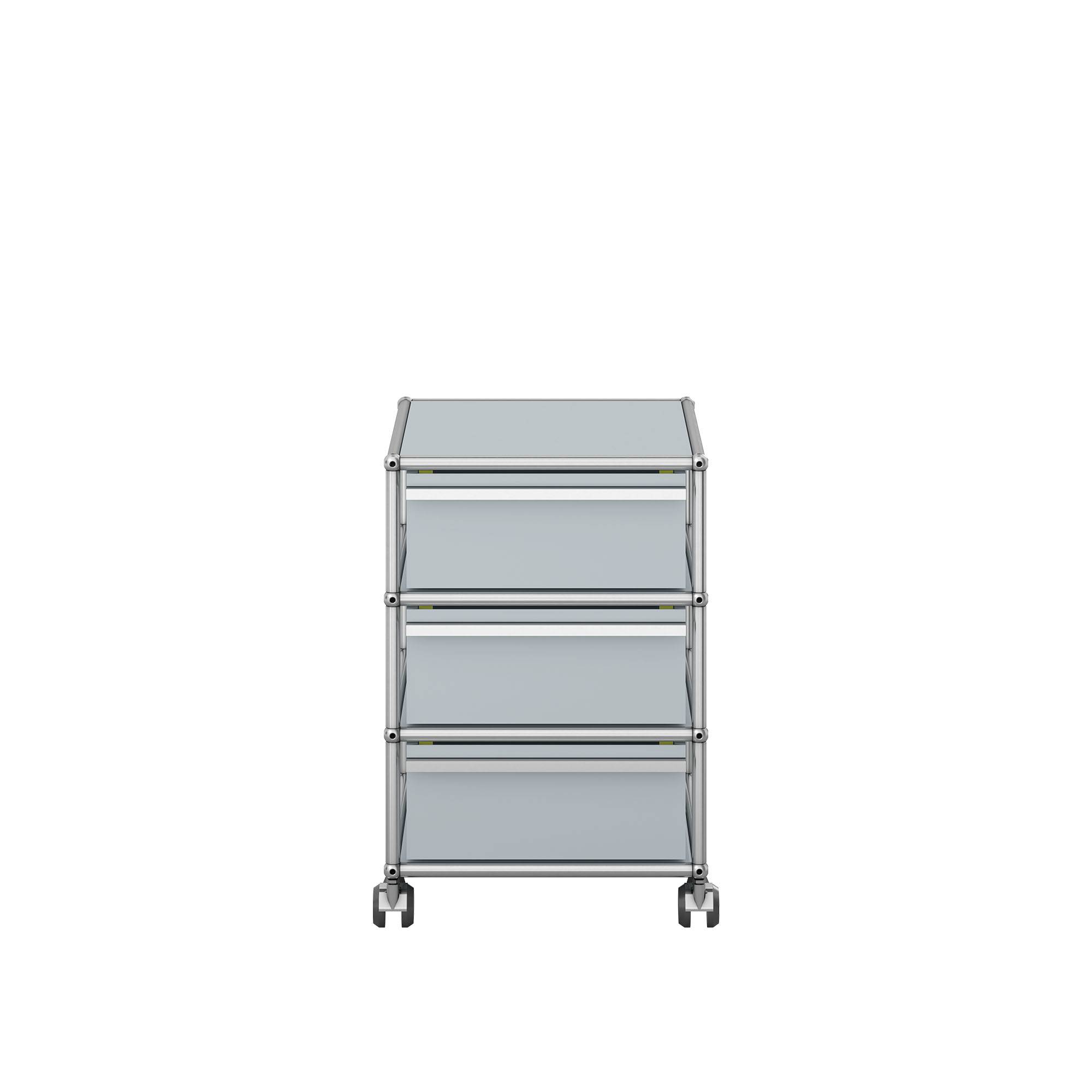USM - USM Haller Mobile Pedestal M26 USM Matte Silver - Hurtsar - Fritz Haller,Paul Schärer - Silver
