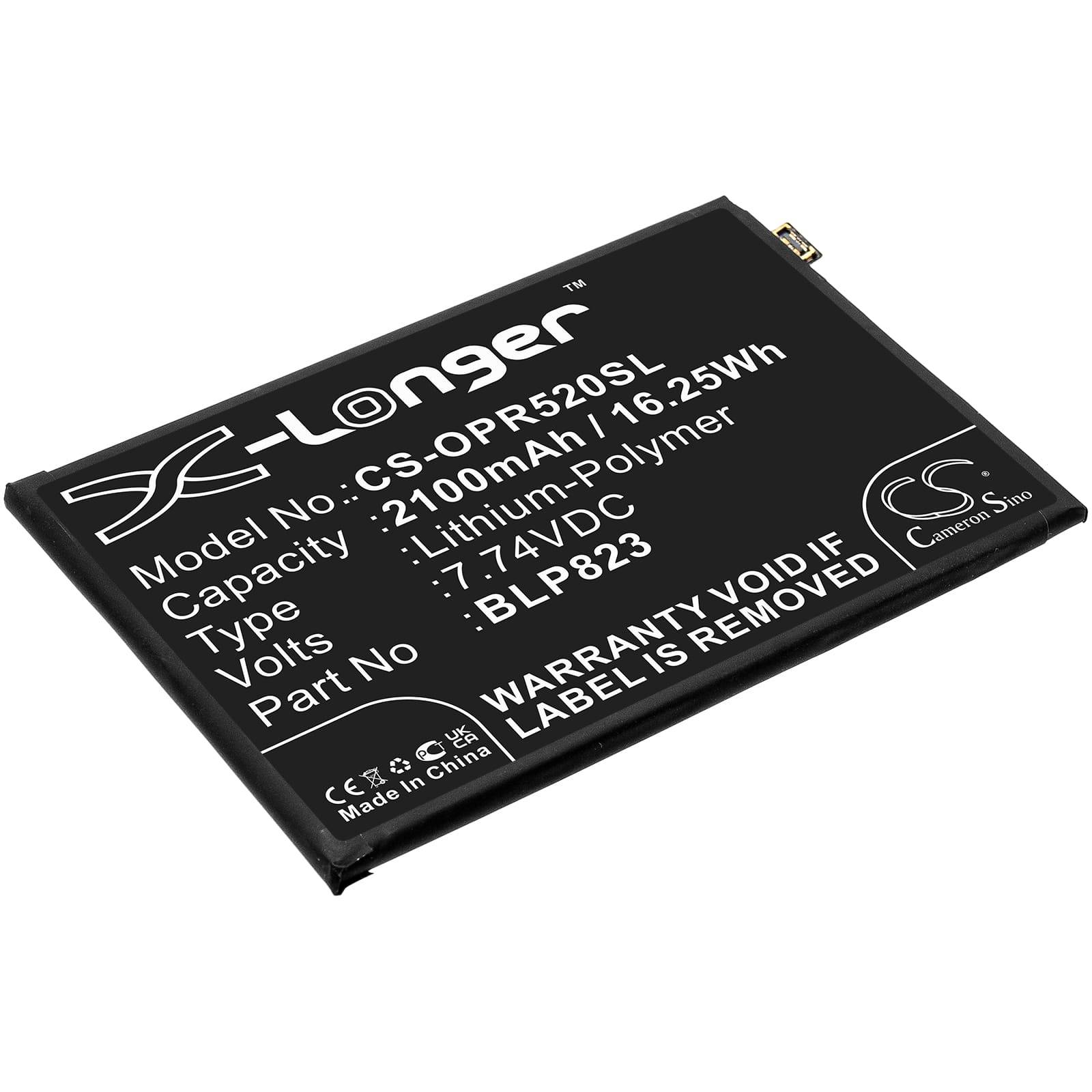 Batteri till Oppo Reno5 Pro mfl - 2.100 mAh