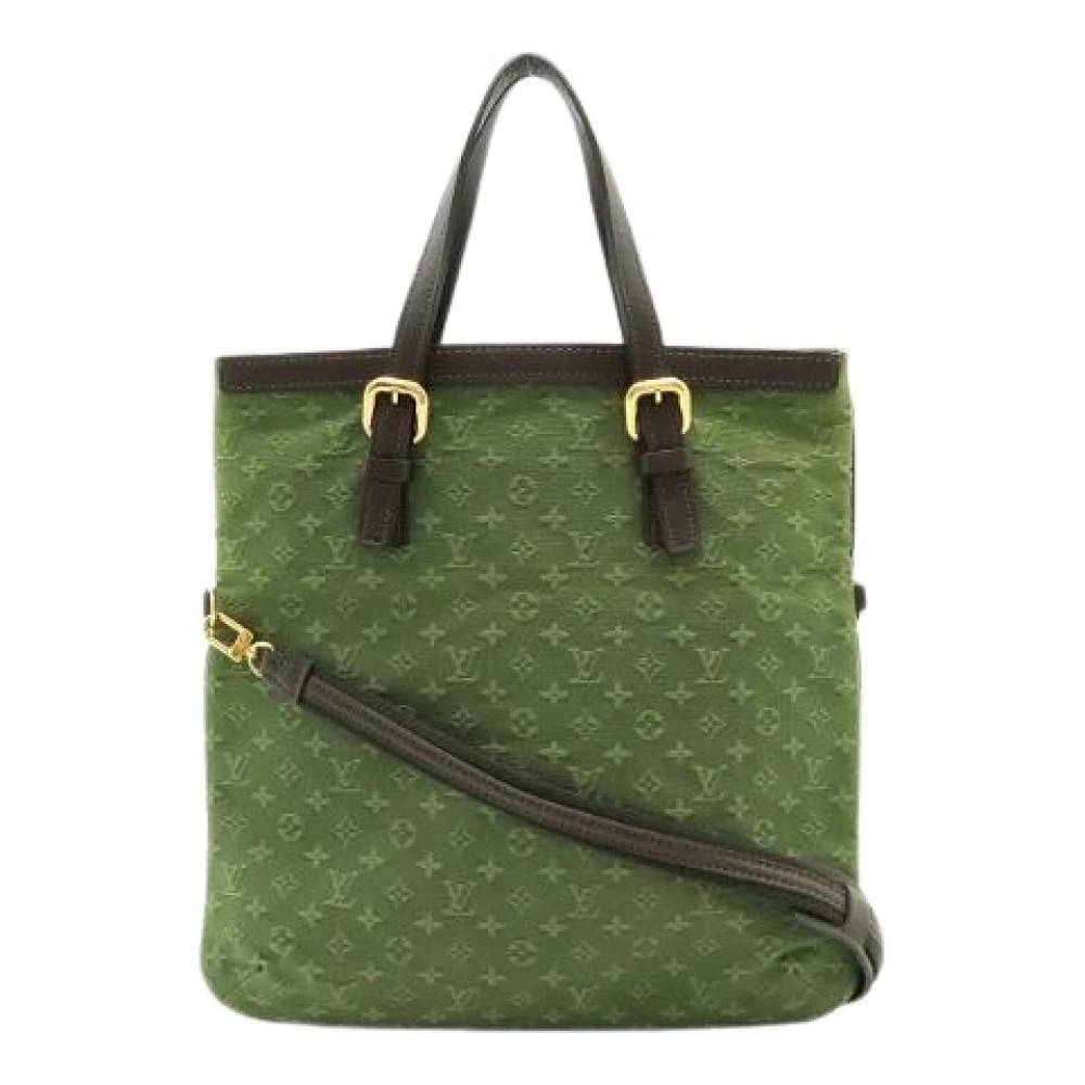 Louis Vuitton Vintage Pre-owned Francois Monogram 2way Taske - Vintage - Dame - Grøn - ONE SIZE - Uld