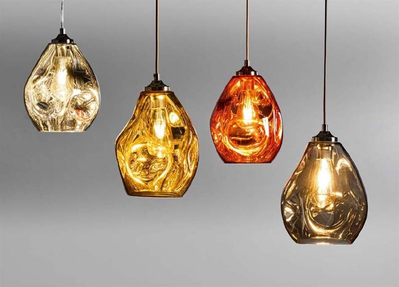 Lupia Drop glas pendel serie i flere farver