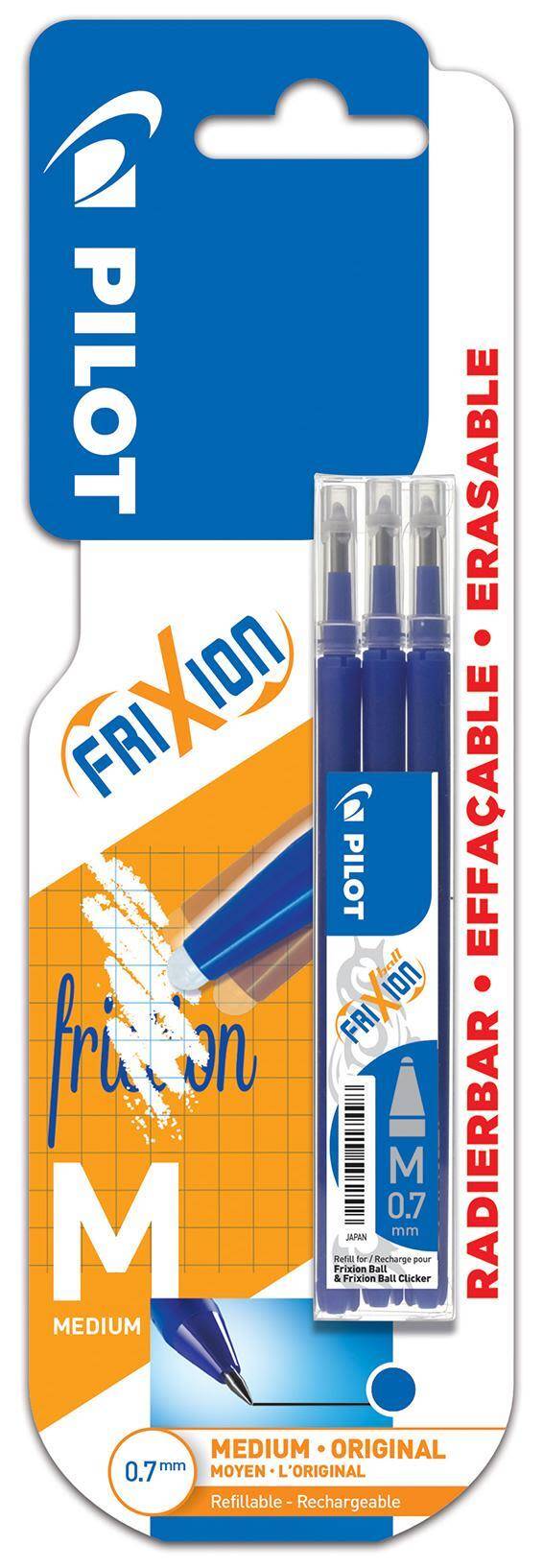 Pilot FriXion 637752 Patron refill, 0,7 mm Blå