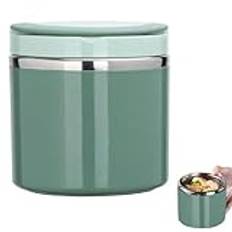 Isolerad mattermos - 1 000 ml lunchbehållare, sopp- och matburk i rostfritt stål | Bred mun design med läckagesäkert lock för varm mat och soppor, innehåller