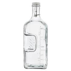 Glasflaska med grepp och snäpplock, 1,8 l