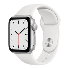 Apple Watch SE 2022 - Aluminium/Sport Band 44mm / Bra skick / Silver