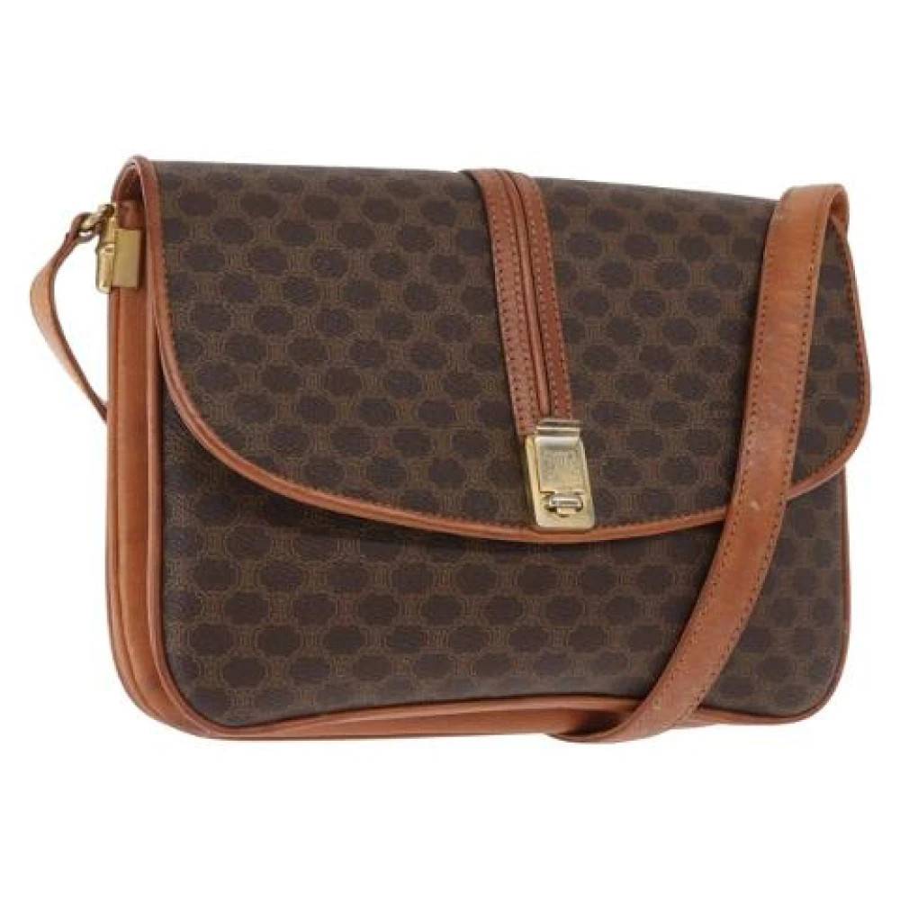 Celine Vintage Pre-owned Vintage Cross Body Bag - Vintage - Dame - Brun - ONE SIZE - Tyl