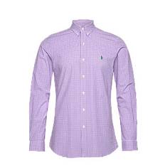 Slim Fit Gingham Stretch Poplin Shirt