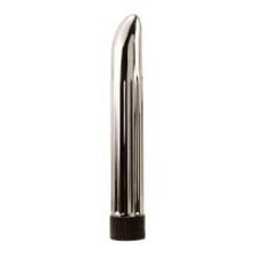 Me You Us Sensuous Ribbed Classic Vibrator Silver