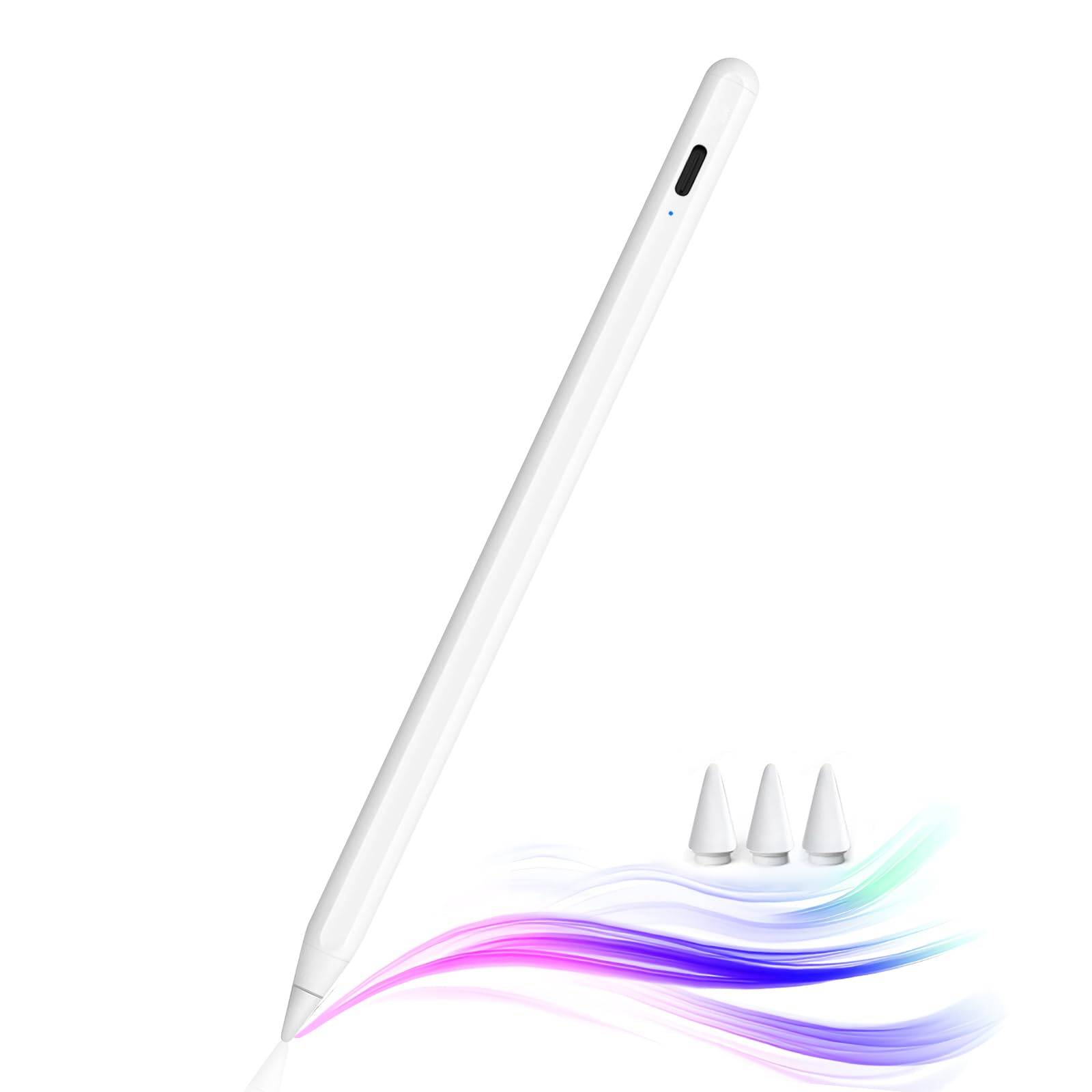 JAMJAKE iPad Apple Pencil Replacement Compatible with Tip Stylus Pen with Fast Tilt Magnetic and Malfunction Lightweight and Perfect for Students and