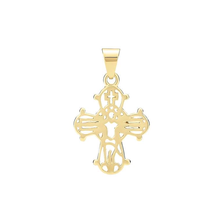 Lund Copenhagen Dagmarkors Åbent vedhæng 14 karat guld (14x12 mm)