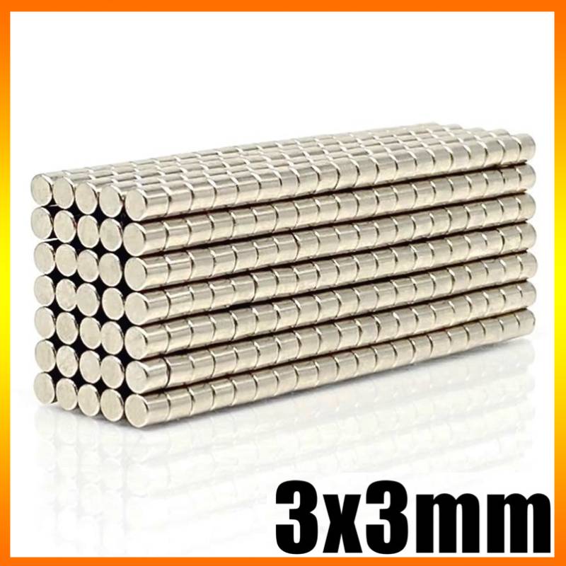 3X3mm Magnet  20/100/500/5000pcs Mini Small Round Shape for Fridge Craft Diy Whiteboard Refrigerator Office 3*3mm Accessory