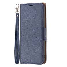 EIDERWOOD Xiaomi Redmi Note 13 Pro (4G) Litchi Læder Cover m. Pung & Strop - Blå