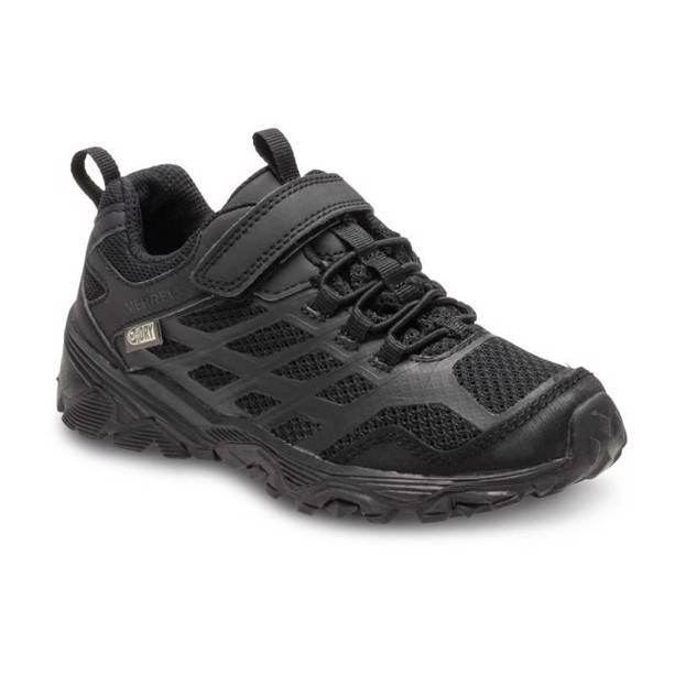 Merrell Moab FST Low WP, Vandresko til børn, Sort.