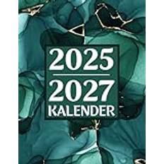 Kalender 2025-2027: 3 Jahres Monatsplaner von Januar 2025 bis Dezember 2027, 36 Monats Kalender, Meine Informationen, wichtige Kontakte, medizinische Informationen, 1 Monat für 2 Seiten – A4 Organizer