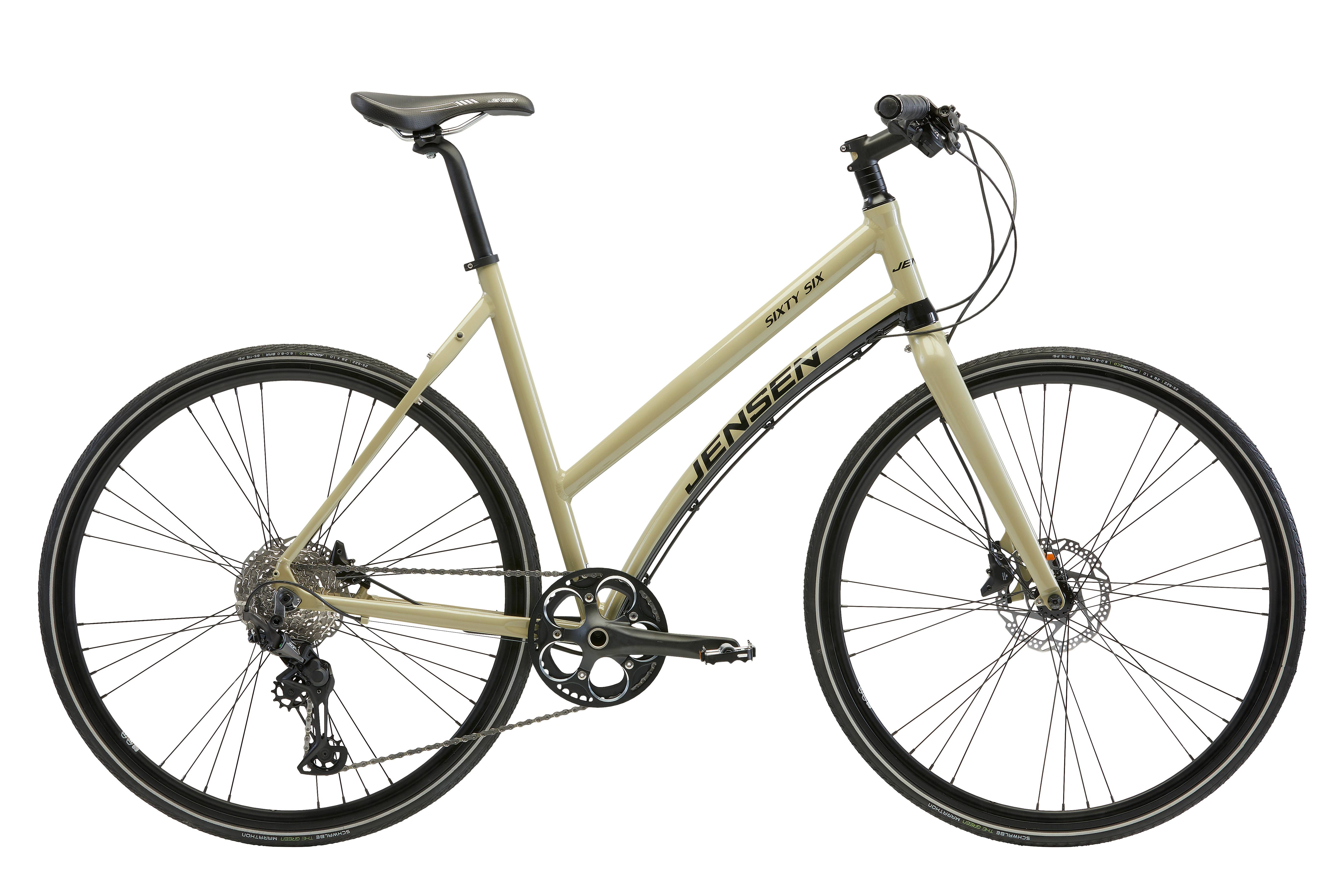 Jensen - Sixtysix Dame Citybike - Glossy - M - brown