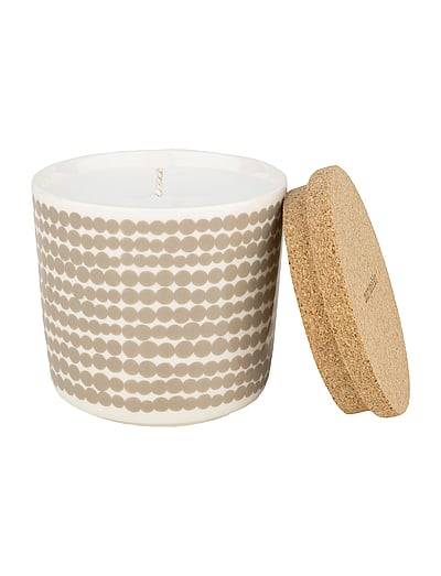Marimekko Home SIIRTOLAPUUTAR. SCENTED CANDLE - Presenter till hemmet - SLEEPING GARDEN / beige