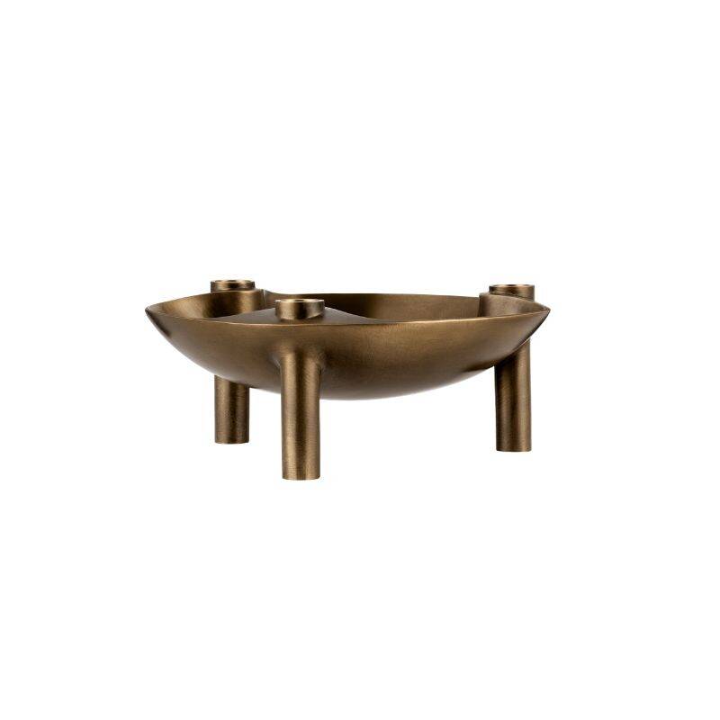 STOFF Nagel Bowl Bronzed Brass