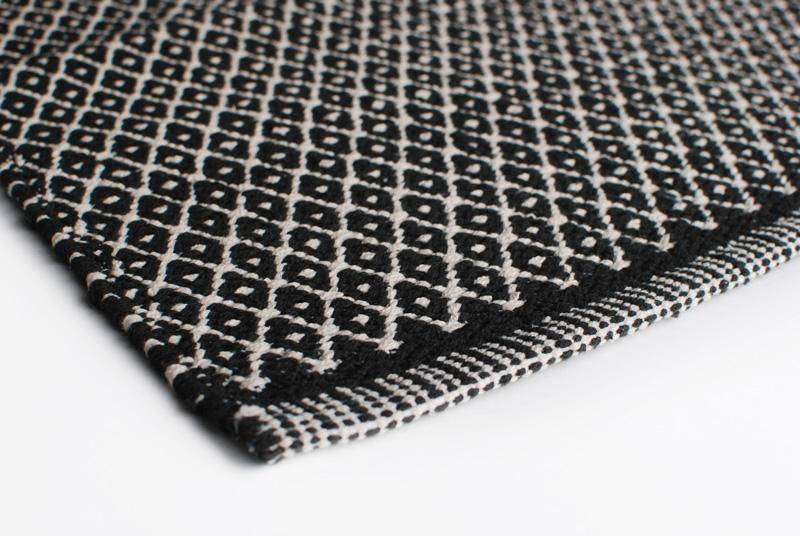 Rugs - Black Rhombe - 70x200 cm / Set of one