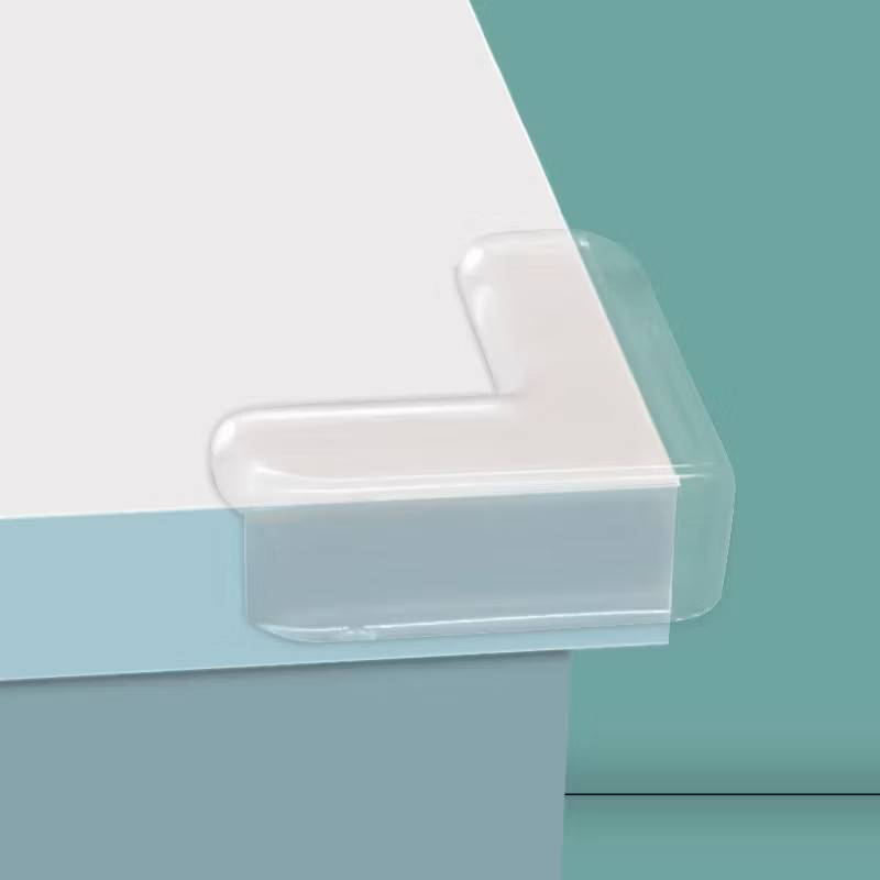 Transparenta Hörnskydd - Silikon 4-Pack
