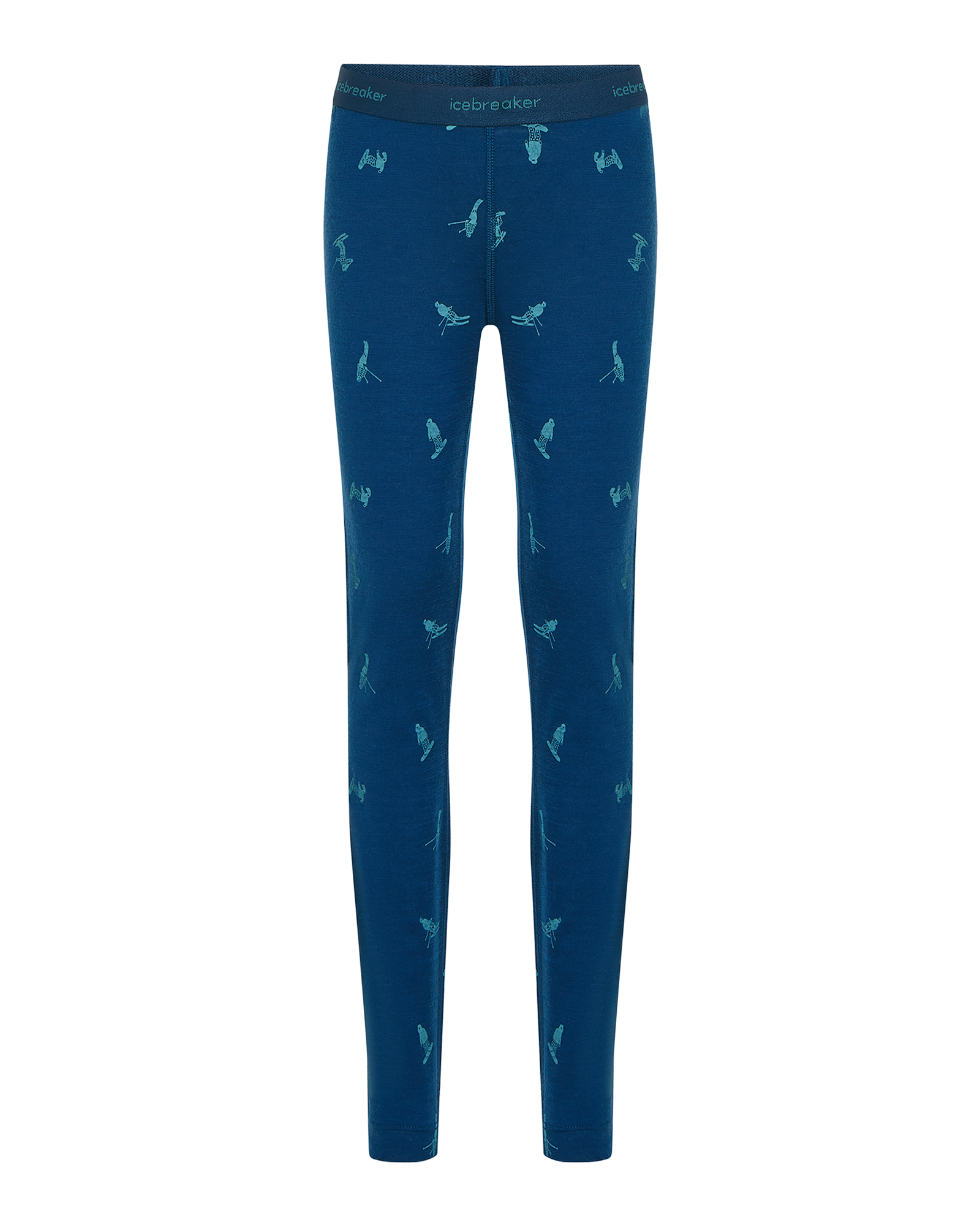 Mer 200 Oasis Leggings Snow Day JR Atlantis/Topaz/Aop (12) - Mönster (12)