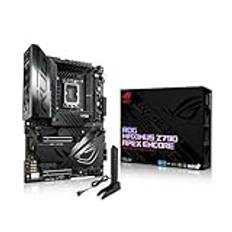 ASUS ROG MAXIMUS Z790 APEX ENCORE Moderkort Intel LGA 1700, ATX DDR5, Intel Wi-Fi 7, 5 kortplatser M.2, PCIe 5.0 NVMe SSD, USB Type-C, AI överklockning, Cooling II och Networking, Aura Sync RGB