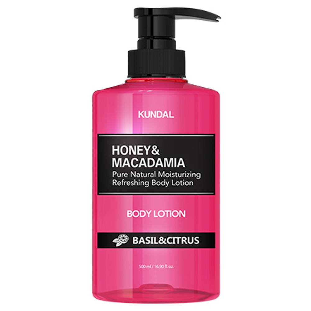 Honey & Macadamia Body Lotion Basil & Citrus