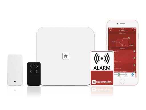 Sikkerthjem S6EVO komplett larmsystem, startpaket
