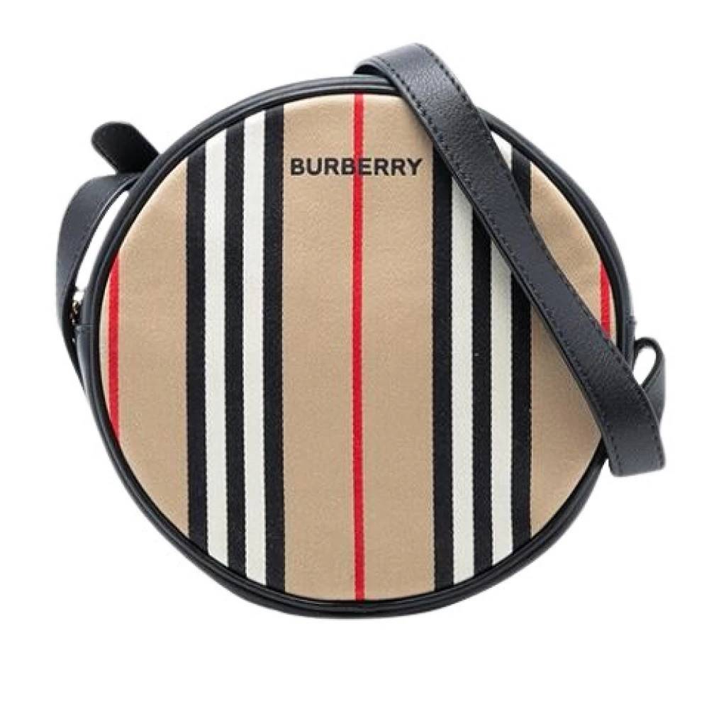 Burberry Vintage Pre-owned Canvas Crossbody Taske - Vintage - Dame - Beige - ONE SIZE -