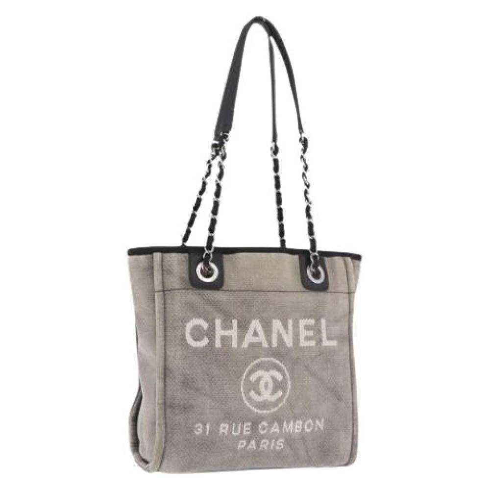 Chanel Vintage - Pre-owned Vintage Canvas Tote Bag Vintage - Dam - ONE Size - Läder