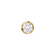 Georg Jensen Signatur Diamond 1652B 18 kt. guld ørestik med brillant 0,10ct