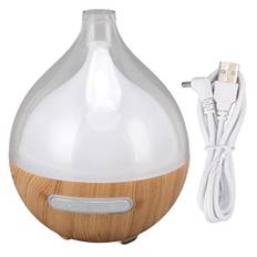 YLSZHYR 80ml Mini Luftfuktare, Lågbrus Aroma Air Diffuser Luftfuktare med Nattljus USB Design, Desktop Mute Air Purification Cool Mist Luftfuktare för Hemmets Kontor