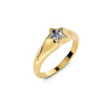 Star Sparkle Ring Gold