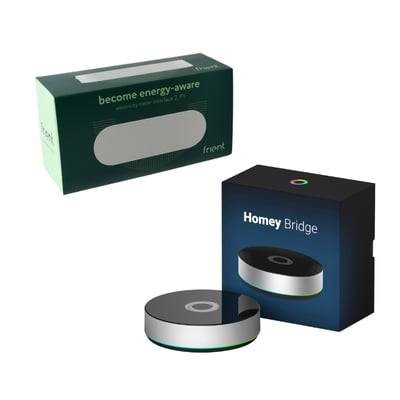 Athom Homey Bridge bundle + frient EMI 2 energimåler til P1 port, Zigbee