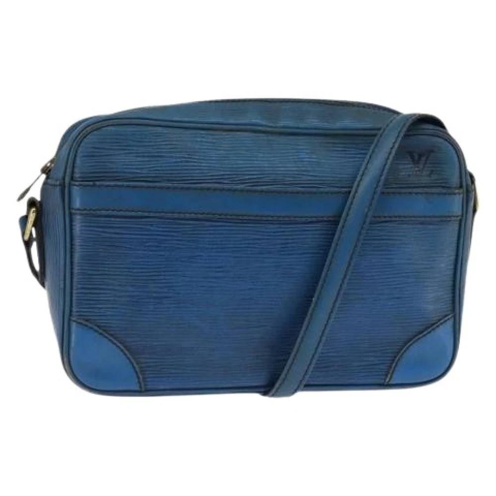 Louis Vuitton Vintage Pre-owned Vintage Læder Cross Body Taske - Vintage - Dame - Blå - ONE SIZE - Læder