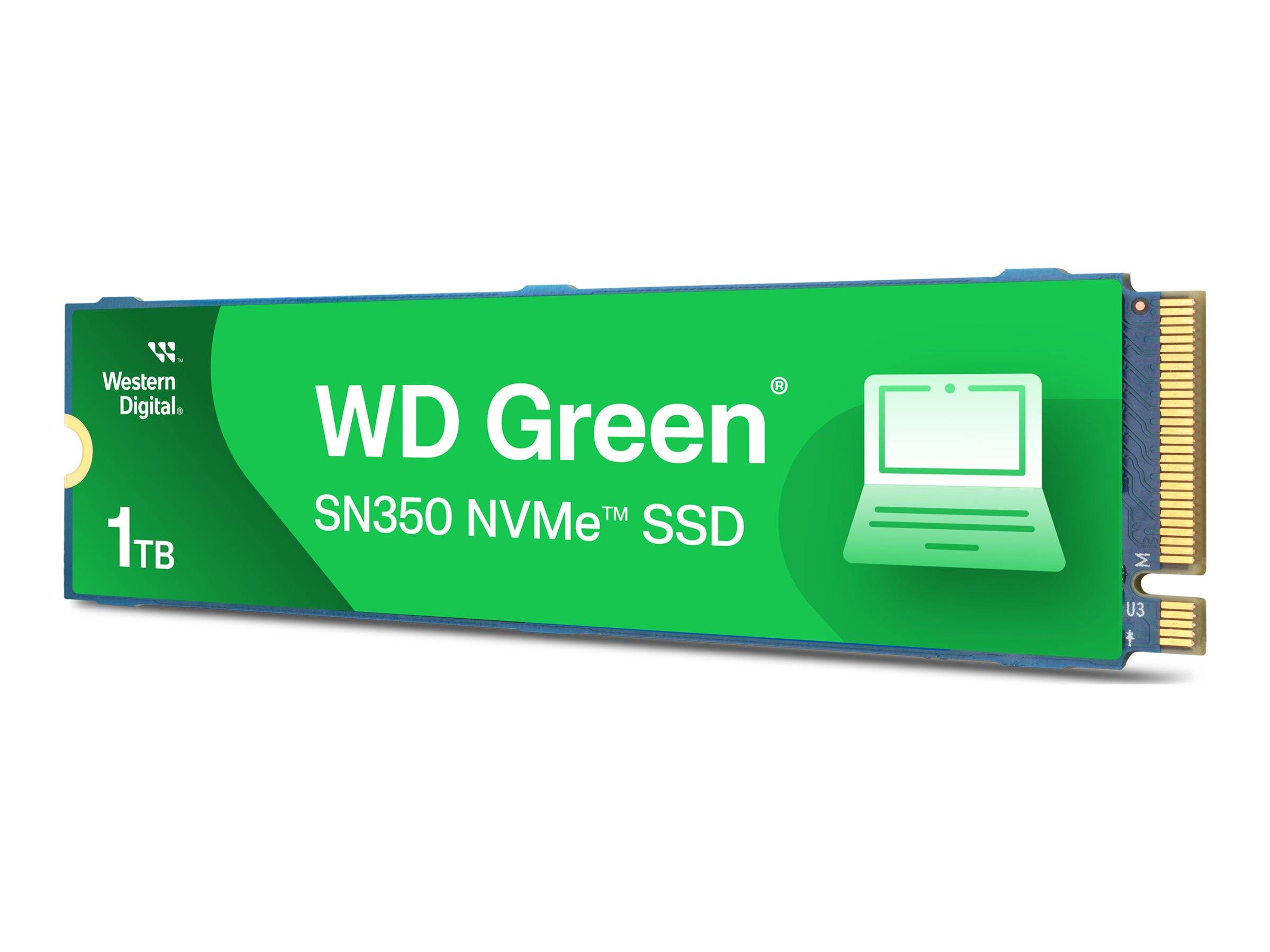 WD Green SN350 NVMe SSD SSD WDS100T3G0C 1TB M.2 PCI Express 3.0 x4 (NVMe) --> På fjernlager, levevering hos dig 23-08-2026