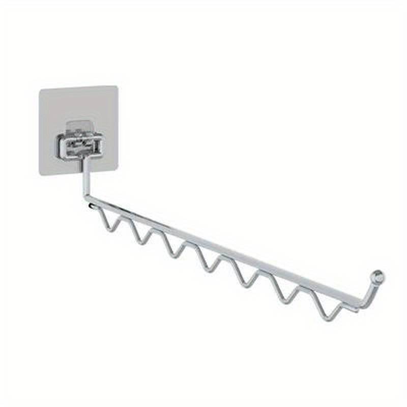 Stainless Steel Folding Drying Racks Invisible Free Perforated Drying Racks For Hanging Clothes Artifact Clothes Hanging Drying Rack