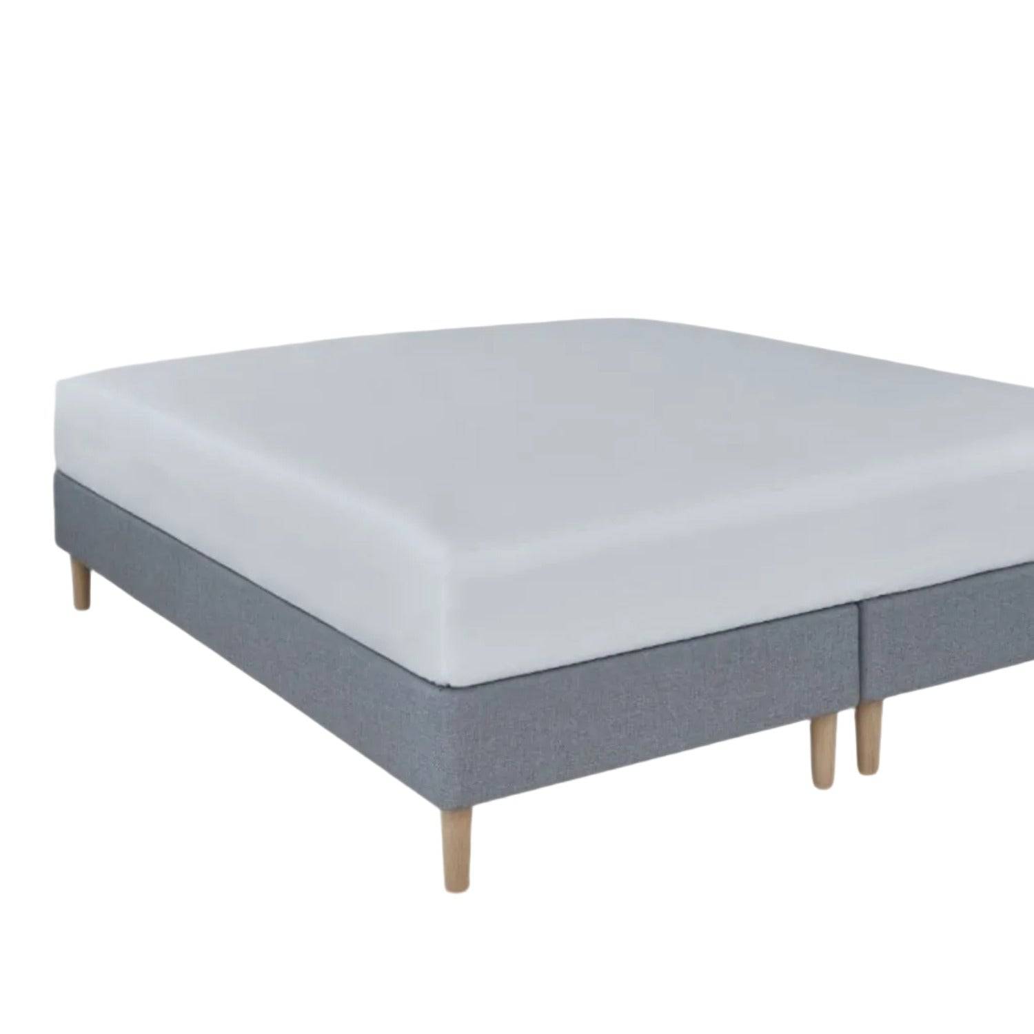 CPH living - Faconlagen - satin - B90 x L210 cm / Hvid Egyptisk Satin