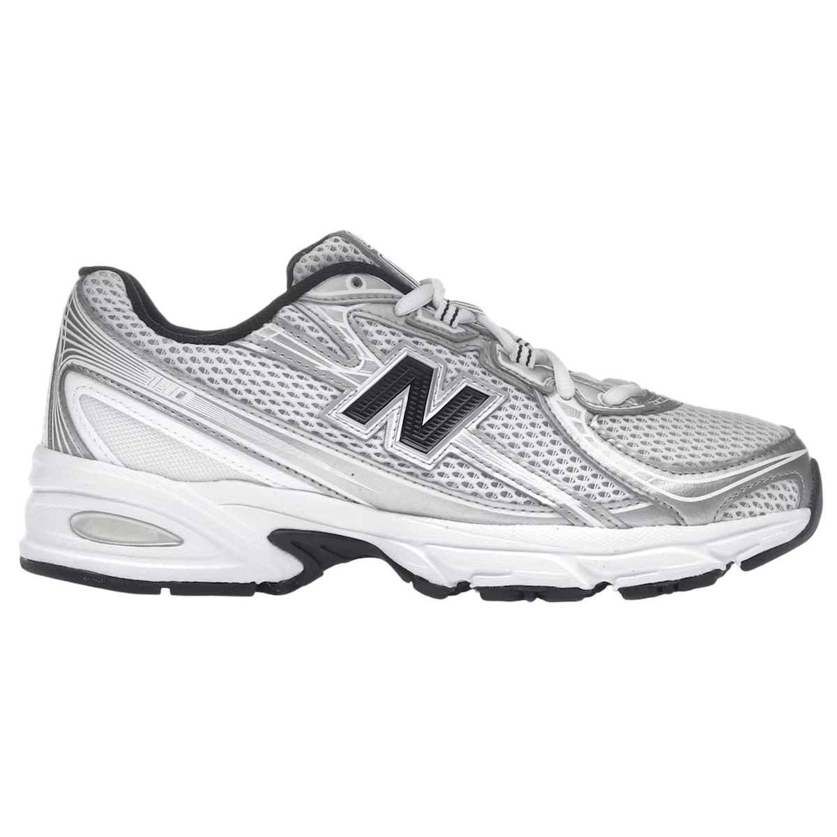 New Balance 740 White Silver Metallic Navy